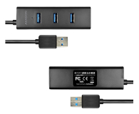 Axagon HUE-S2BL, 4x USB 5Gbps CHARGING hub, micro USB, USB-A 120cm - 1353429 - zdjęcie 5